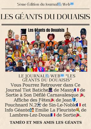 5ème Éditions Les Géants Du Douaisis: 7 Juin 2025
