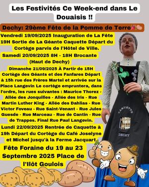 9ème Éditions Les Géants Du Douaisis: 18 Septembre 2025