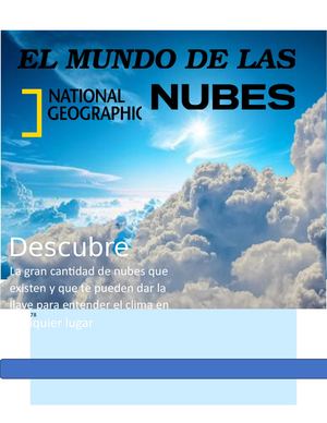 El maravilloso mundo de las nubes