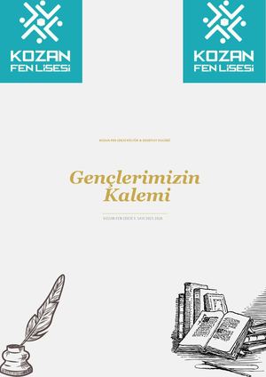 Kozan Fen Lisesi Edergi̇ Pdf