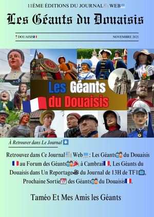 11ème Éditions Les Géants Du Douaisis: Novembre 2025