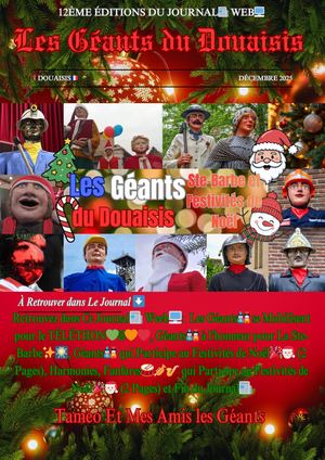 12ème Éditions Les Géants Du Douaisis: Décembre 2025