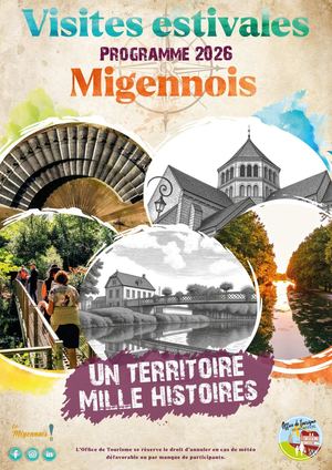 Programme visites commentées estivales 2026 - Office de Tourisme du Migennois