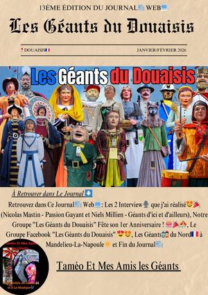 13ème Éditions Les Géants du Douaisis: Janvier/Février 2026