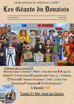 14ème Éditions Les Géants du Douaisis: Mars 2026