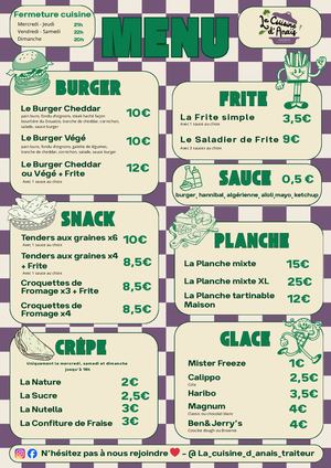Carte Guinguette