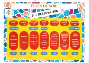 Menu Du 15 Au 21 Juin 2026