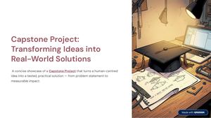 Capstone Project Transforming Ideas Into Real World Solutions