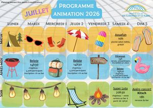 Programme Animations 2026 Garennes & Fliers