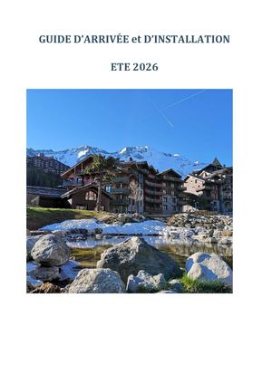 Guide D'accueil éTé 2026 Fr