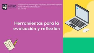 Herramientas Tecnnólogias Para La Educación Universitaria Reina Yohalvi Ovalle Vásquez 201725113