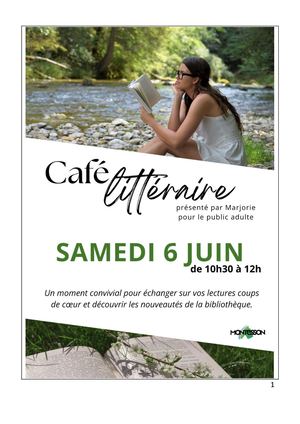 Café Littéraire Juin 2026 Livret De Présentation