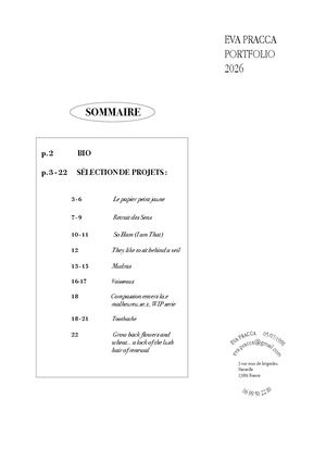 portfolio Eva Pracca