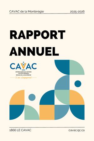 Rapport Annuel Cavac Montérégie 2025 2026