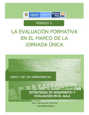 La evaluación formativa y sus componentes para la construcción de una cultura de mejoramiento