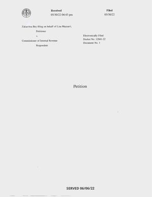 Lisa Mazzarri v. Commissioner of Internal Revenue
