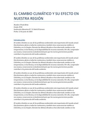 Trabajo Cambio Climatico Frank Brito