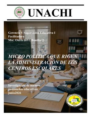 Micro Política Que Rigen La Administración De Los Centros Escolares