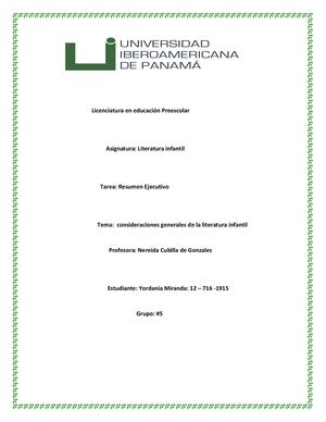 Resumen Ejecutivo L I
