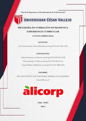Informe _ Cultura Empresarial