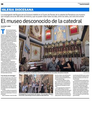 Cuarto de los Faroles del Rosario de los Esclavos de la Catedral de Pamplona