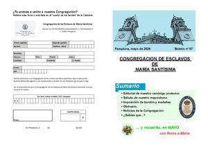 Boletín 67 . Rosario de los Esclavos de Santa María la Real