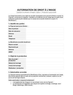 Autorisation Droit Image Garmin
