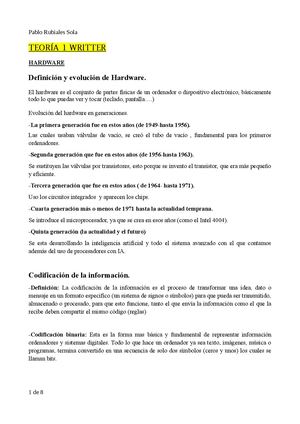 Teoria 1 Writter