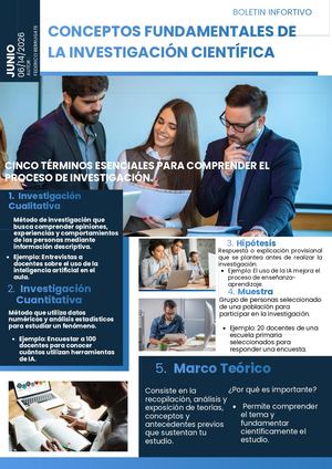 Conceptos Fundamentales De La Investigación Científica