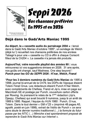 Seppi 2026 Vos Chansons Préférées 1995 2026