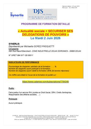 Programme Détaillé