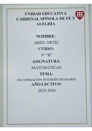 Recuperación Trabajo Interdisciplinario 1