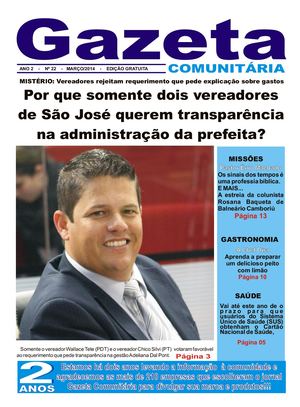 Gazeta comunitaria Edicao de maio 2014