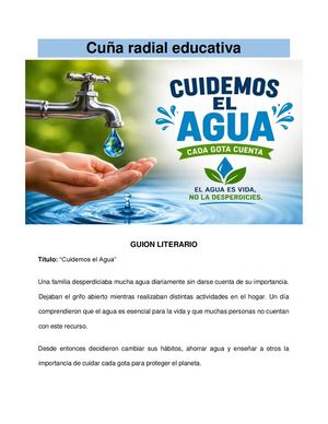 Guion Literario Y Guion Tecnico De La Cuña Radial (1)