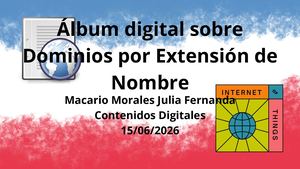 ÁLbum Digital Sobre Dominios Por Extensión De Nombre
