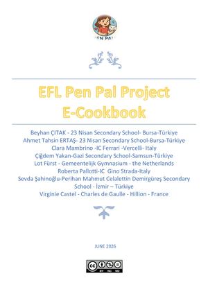 Efl Pen Pal Project E Cookbook