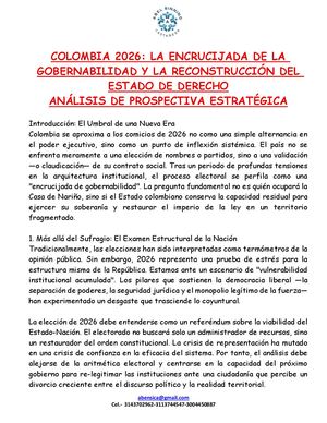 Colombia 2026