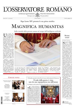 Osservatore Romano Del 25 Maggio 2026