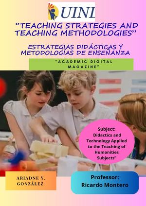 Estrategias Didácticas Y Metodologías De Enseñanza Revista 1