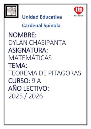 Teorema De Pitagoras Proyecto01
