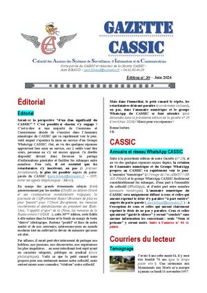Gazette Cassic N° 30 De Juin 2026