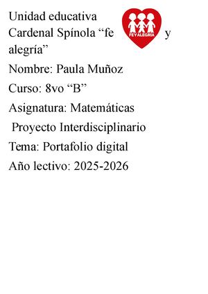 Unidad Educativa Cardenal Spínola Paula Muñoz