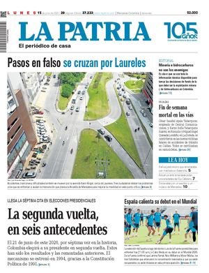 Portada 15 de junio del 2026
