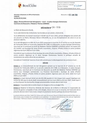 Fichier Parution Des Décisions N° 26 199 à 26 207