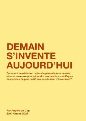 Demain s'invente aujourd'hui