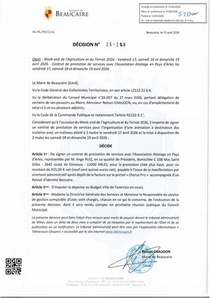 Fichier Parution Des Décisions N° 26 210 à 26 211