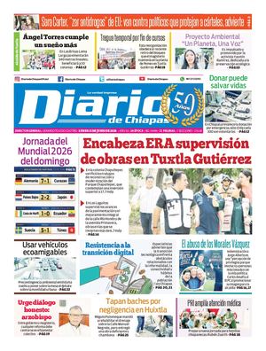 Portada Lunes 15 De Junio De 2026