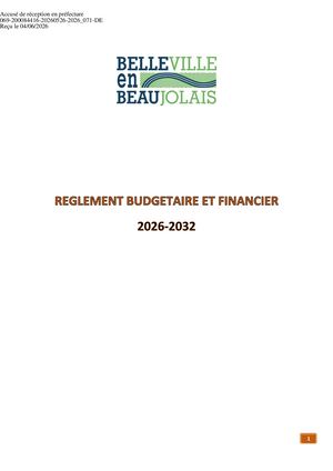 2026 071 PJ TPN 1 DEL 071 26 Annexe Reglement Budgétaire Et Financier 2026 2032 Pdf