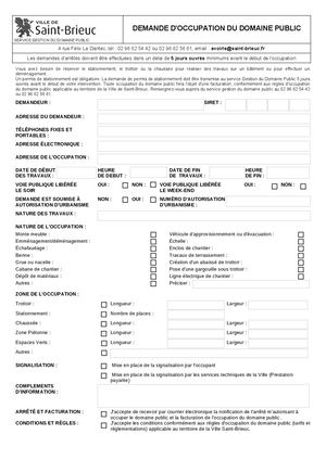 Formulaire Odp 2026