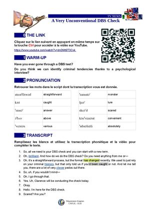A Very Unconventional Dbs Check Answers